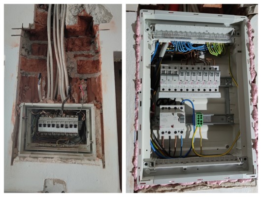 Fotografije - Elektroradovi usluga - Postavljanje Novih Elektroinstalacija