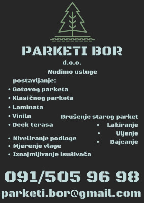 Fotografije - Parketi Bor d.o.o. usluga - Postavljanje Podnih Obloga