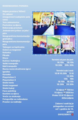 Fotografije - IGRAONICA RICARDO j.d.o.o. usluga - Najam Dječje Igraonice
