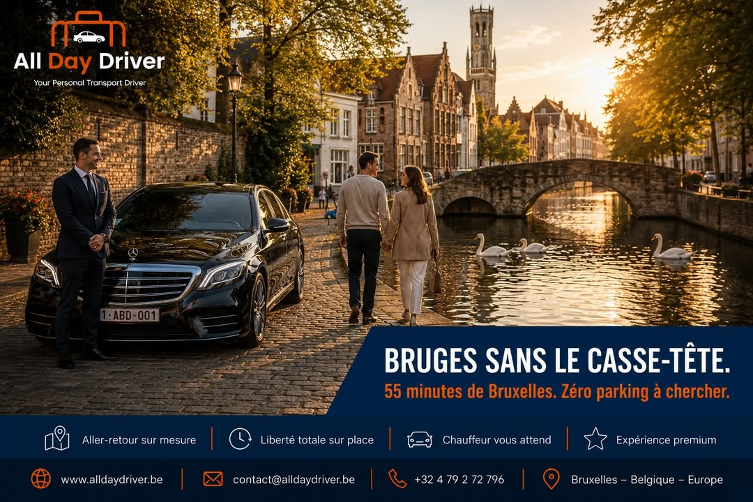 Bruges en journée depuis Bruxelles : vivez la Venise du Nord sans stress ni parking