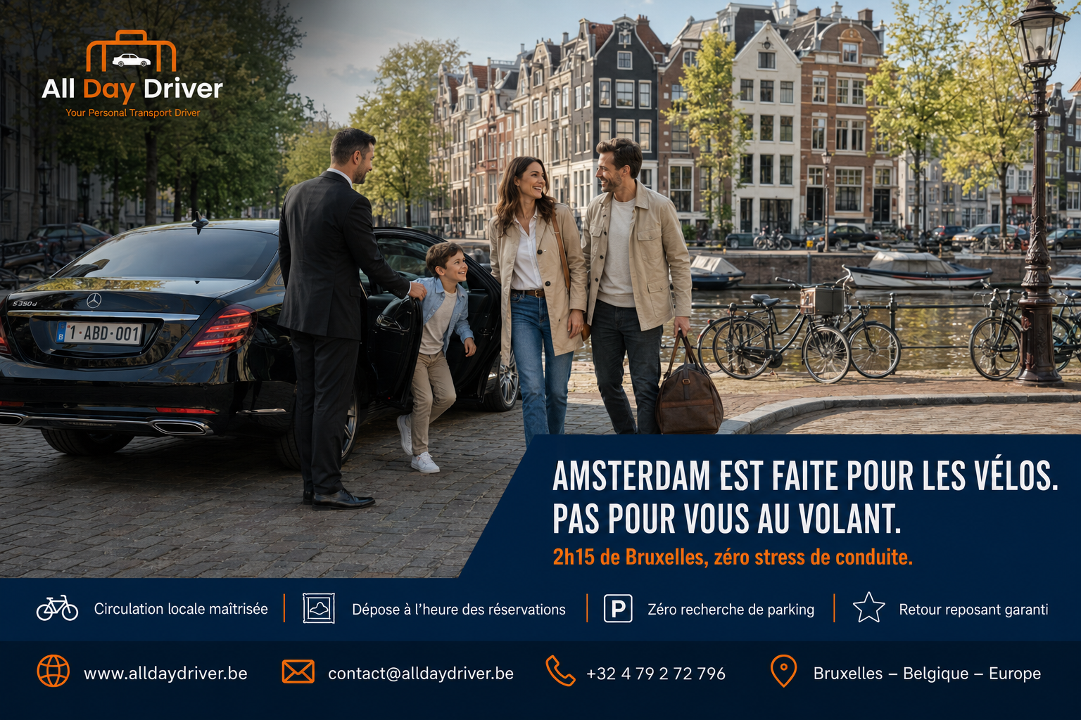 Amsterdam à la journée : la capitale batave sans les tracas de la conduite locale
