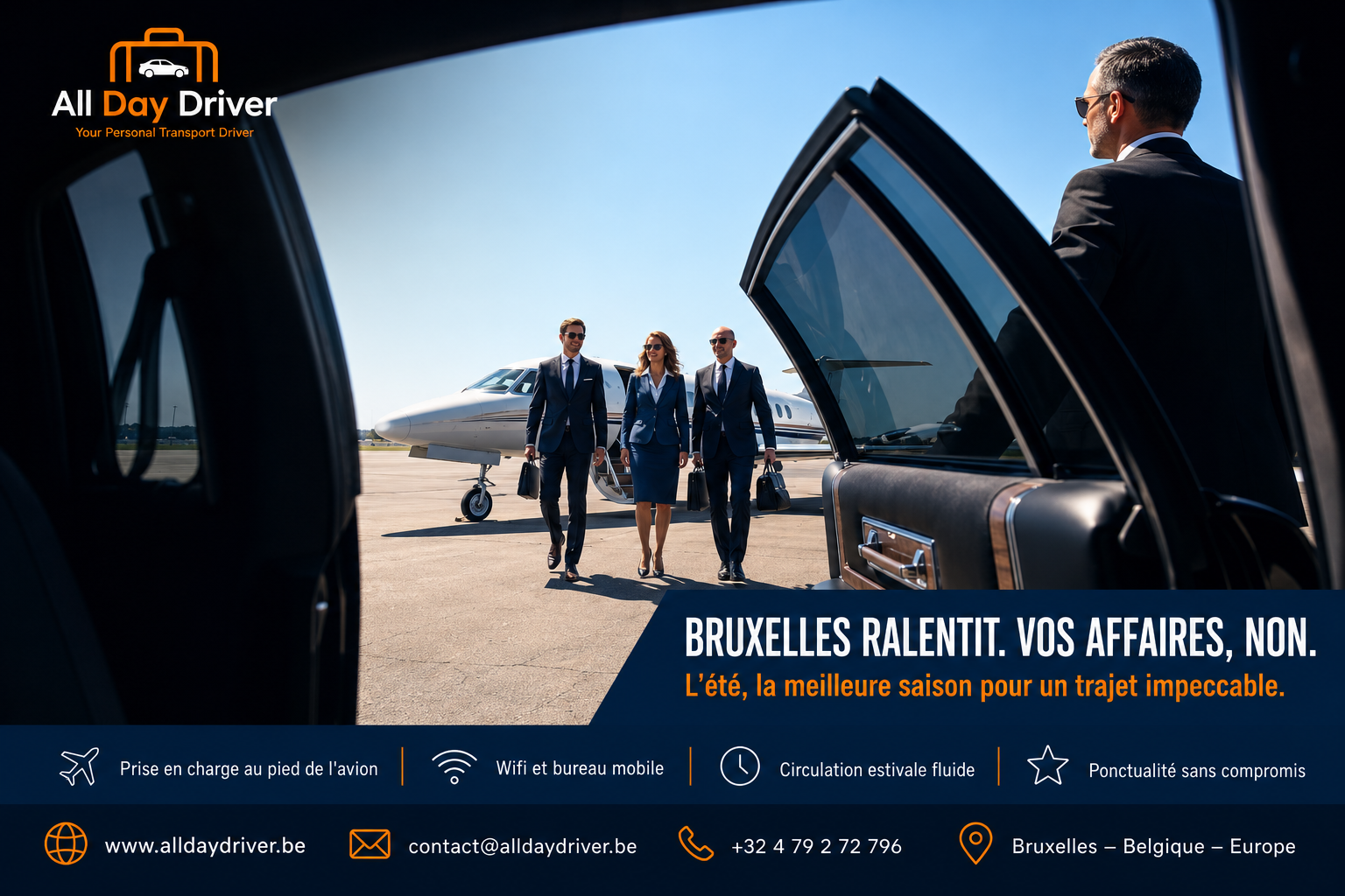 Voyageur d'affaires en plein été : le meilleur moment de l'année pour un trajet impeccable