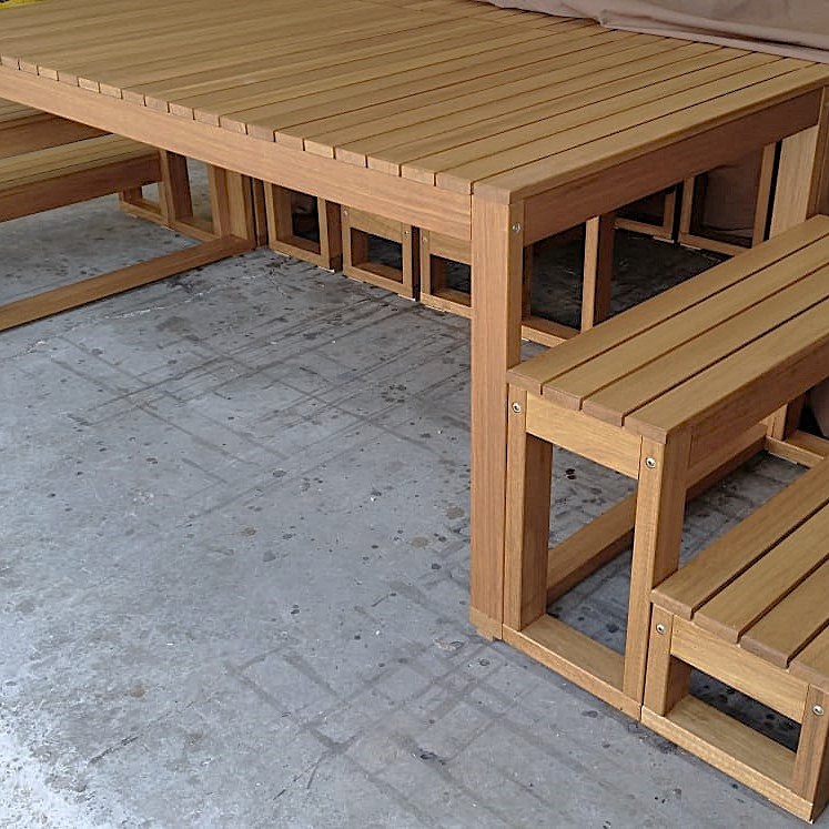 Commerical Grade Outdoor Timber Dining Furniture