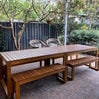 Large Outdoor Timber Dining Sets - The Entertainer