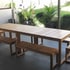 Large Outdoor Timber Dining Sets - The Entertainer Design with stools