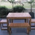 5 piece Outdoor Timber Dining Set - Exemplar Design