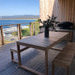 3 piece Outdoor Timber Dining Set - Exemplar Design