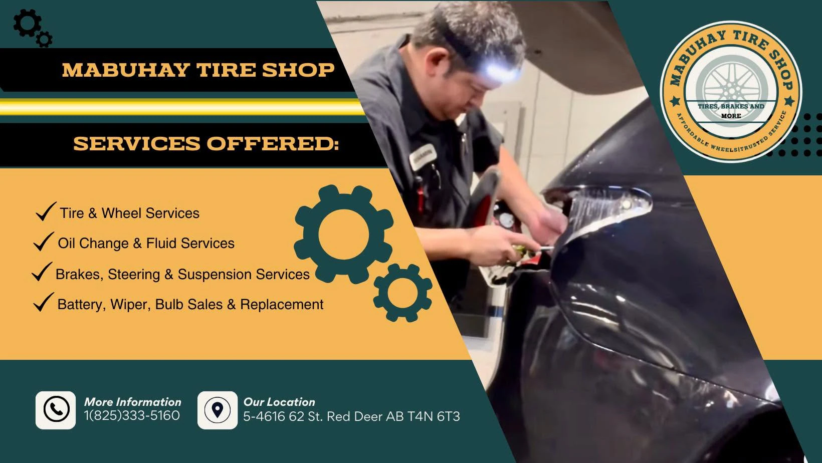 Mabuhay Tire Shop — tires & wheels in Red Deer, Alberta