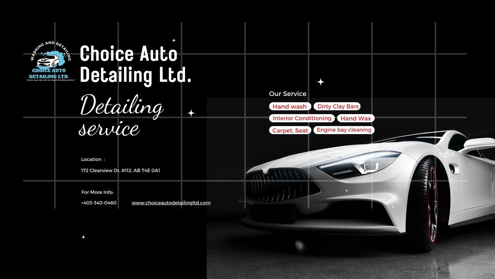 Choice Auto Detailing Red Deer logo — detailing & protection in Red Deer, Alberta