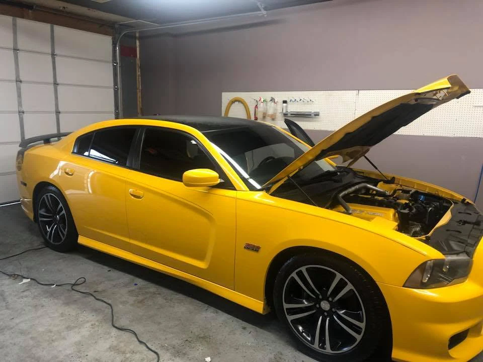 RJ’S MOBILE DETAILING logo — detailing & protection in Red Deer, Alberta