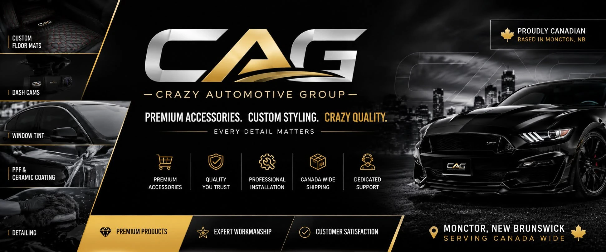 Crazy Automotive Group — detailing & protection in Moncton, New Brunswick