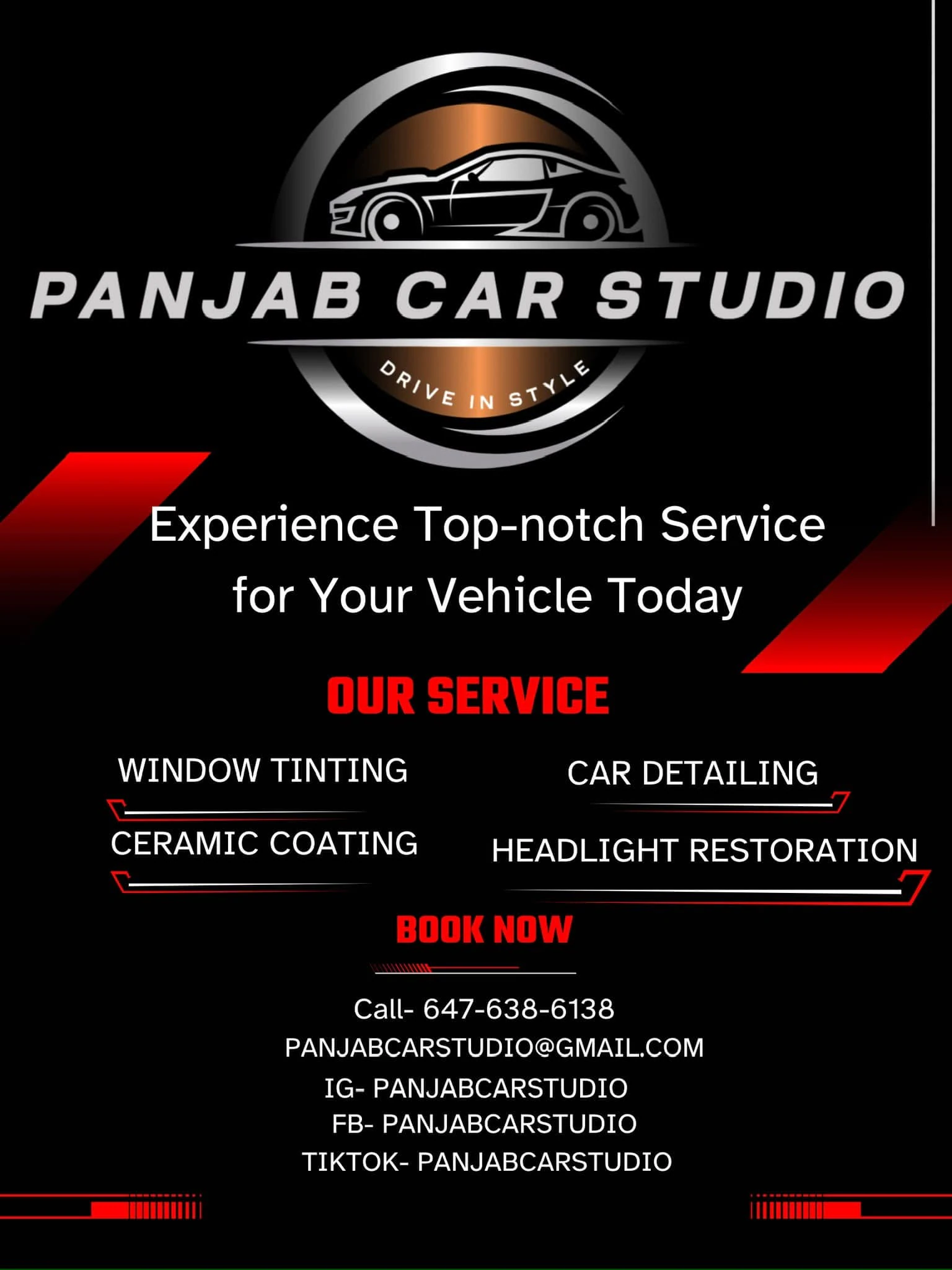 Panjab Car Studio — detailing & protection in Moncton, New Brunswick