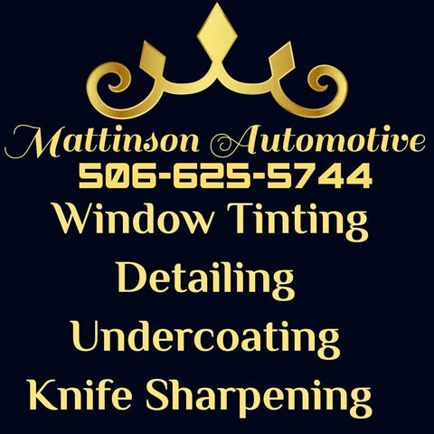 Mattinson Automotive logo — detailing & protection in Miramichi, New Brunswick