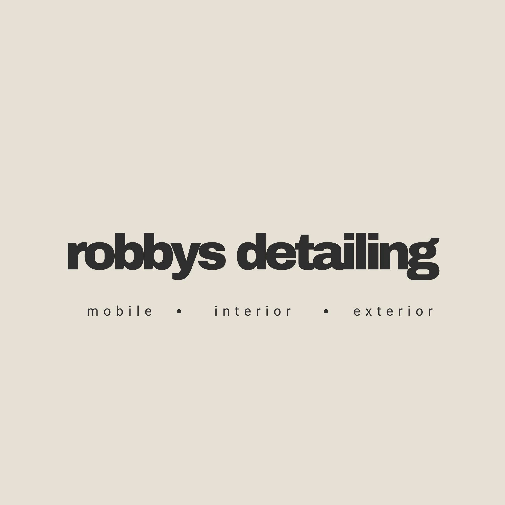 Robby’s Detailing logo — detailing & protection in Halifax, Nova Scotia