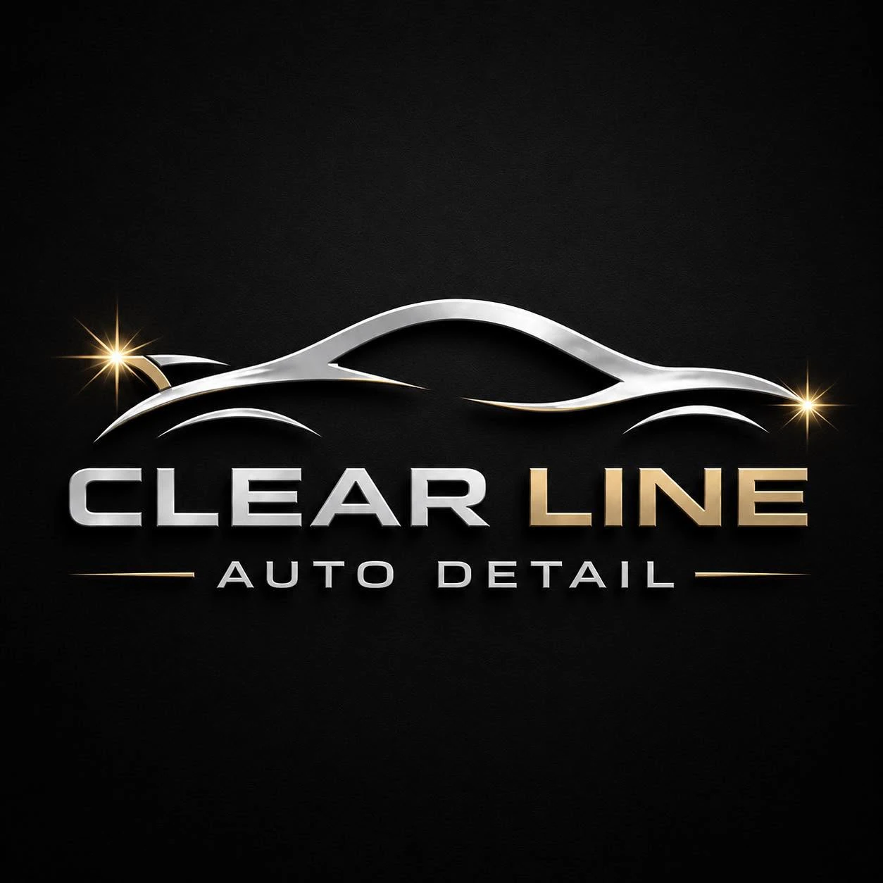 Clear Line Auto Detail logo — detailing & protection in Calgary, Alberta