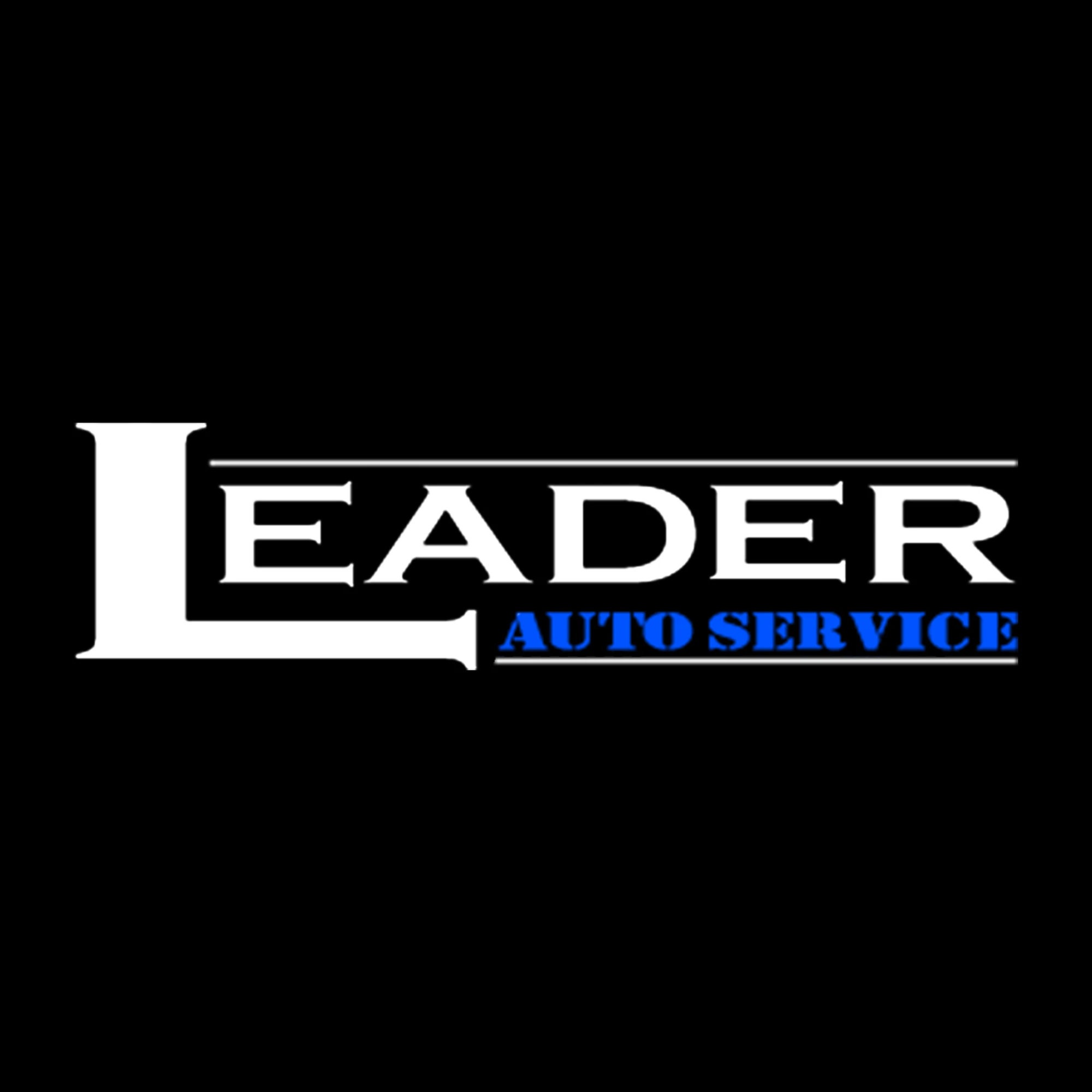Leader Auto Service logo — tires & wheels in Calgary, Alberta