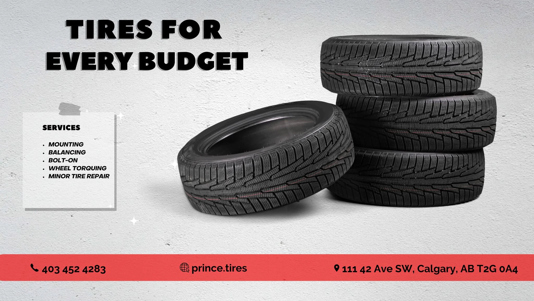 Prince Tires — tires & wheels in Calgary, Alberta