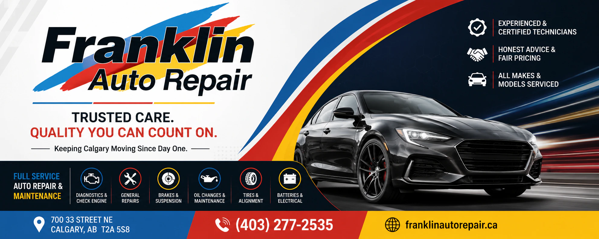 Franklin Auto Repair — general repair & maintenance in Calgary, Alberta