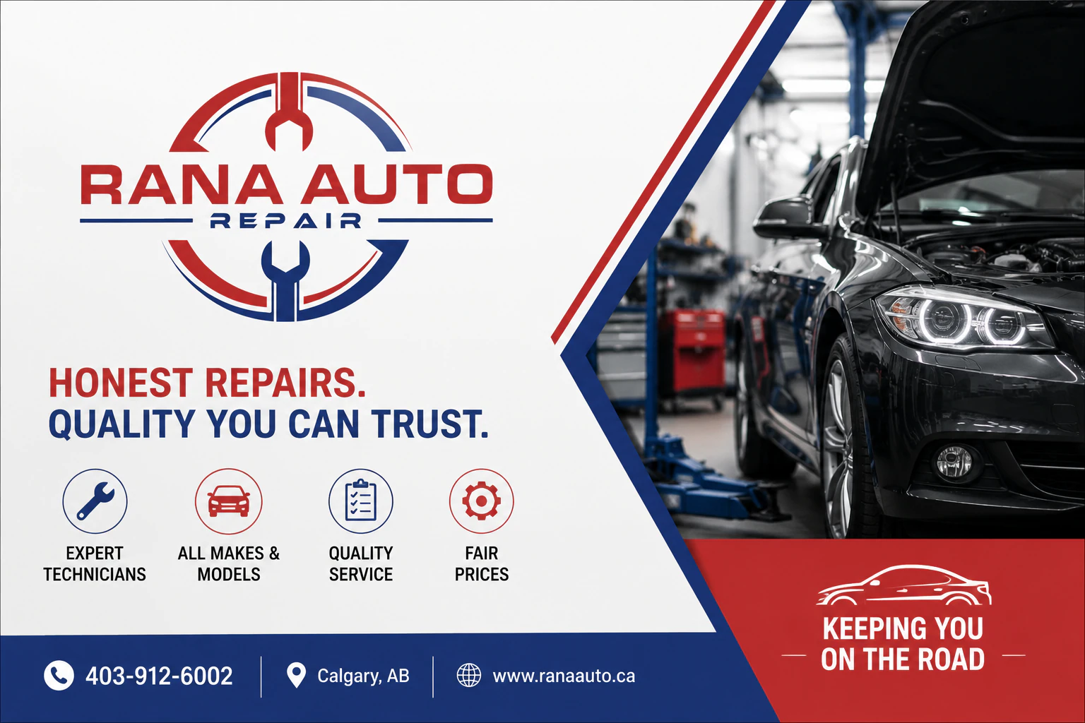 RANA AUTO REPAIR — general repair & maintenance in Calgary, Alberta