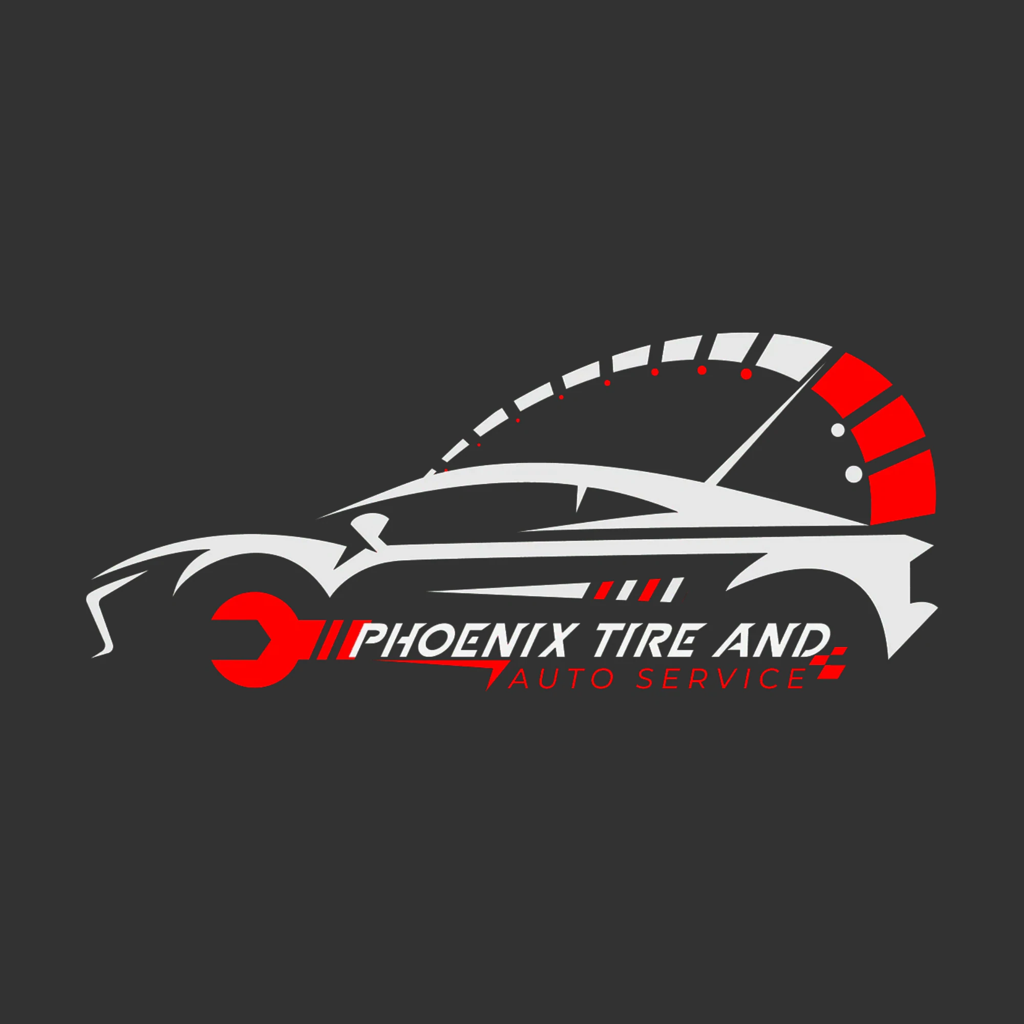 Phoenix Tire & Auto Service logo — general repair & maintenance in Calgary, Alberta