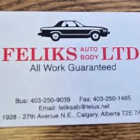 Feliks Auto Body — inspection in Calgary, Alberta