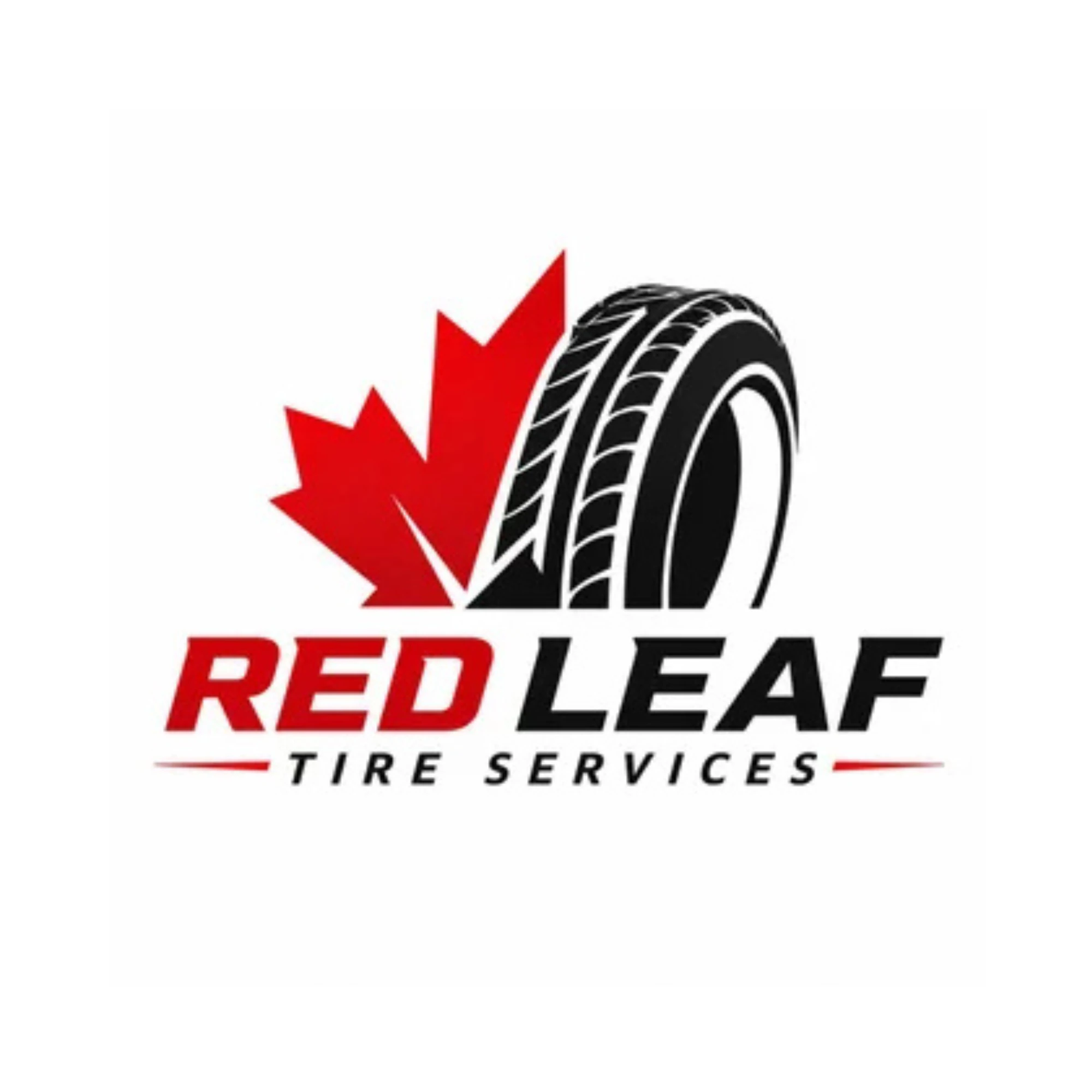 Redleaf Tire Services logo — tires & wheels in Calgary, Alberta