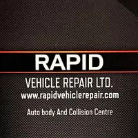 Rapid Vehicle Repair logo — body & paint in Calgary, Alberta
