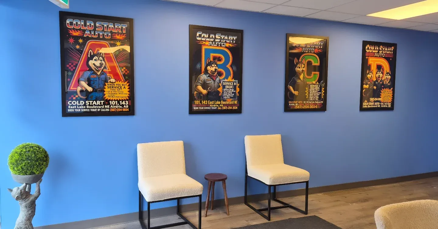 Cold Start Auto Service And Repairs — inspection in Airdrie, Alberta