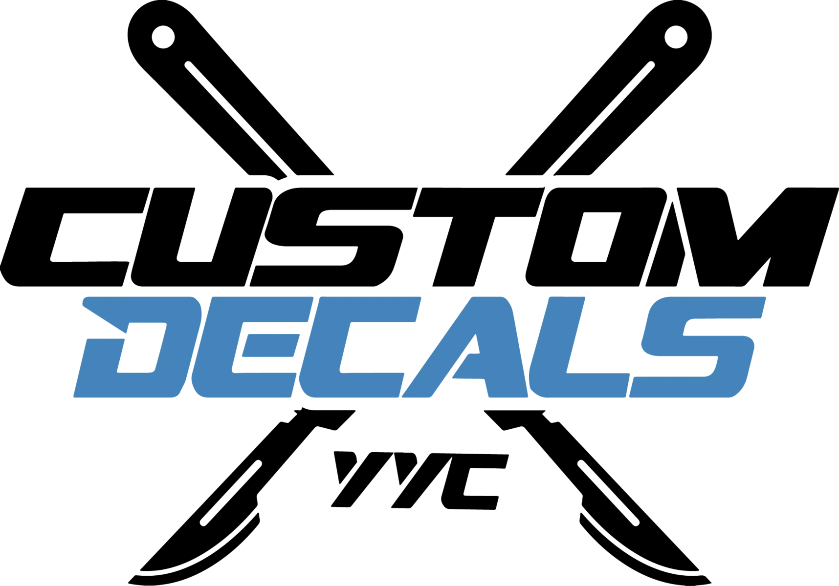 Custom Decals YYC logo — detailing & protection in Calgary, Alberta