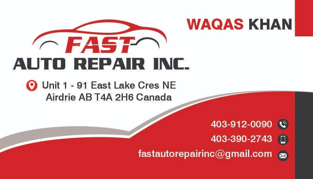 Fast Auto Repair logo — inspection in Airdrie, Alberta