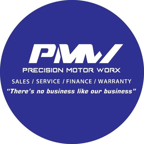 Precision Motor Worx V1 Airdrie logo — inspection in Airdrie, Alberta