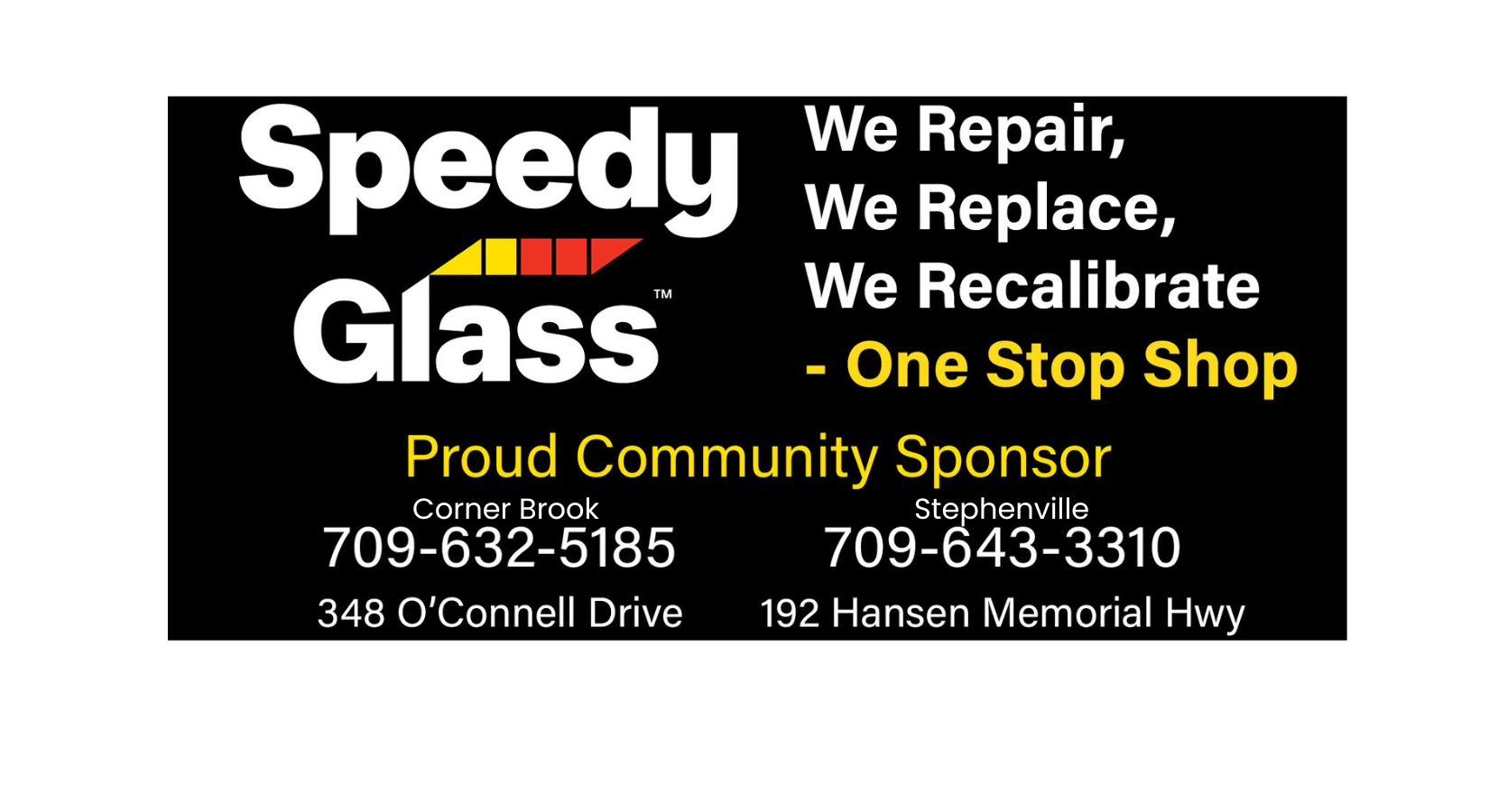 Speedy Glass Corner logo — general repair & maintenance in Corner Brook, Newfoundland and Labrador