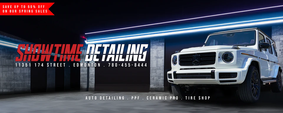 Showtime Auto Detailing logo — detailing & protection in Edmonton, Alberta