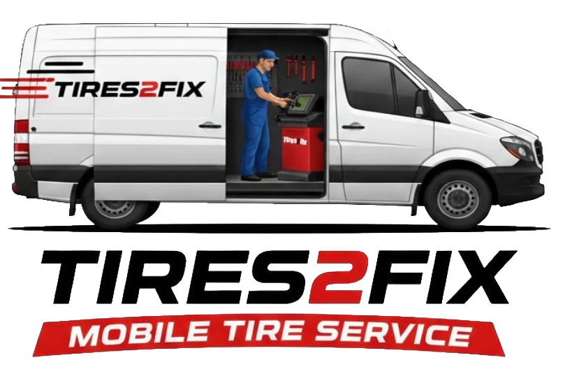 Tires2Fix logo — tires & wheels in Edmonton, Alberta