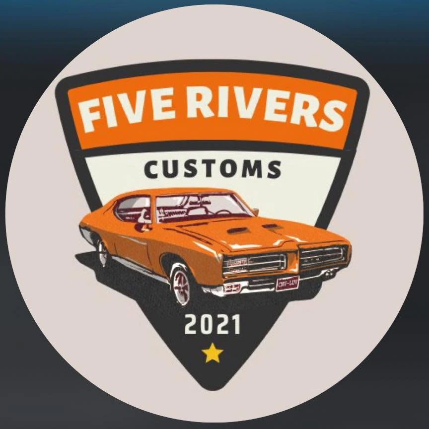 Five Rivers Customs logo — detailing & protection in Edmonton, Alberta