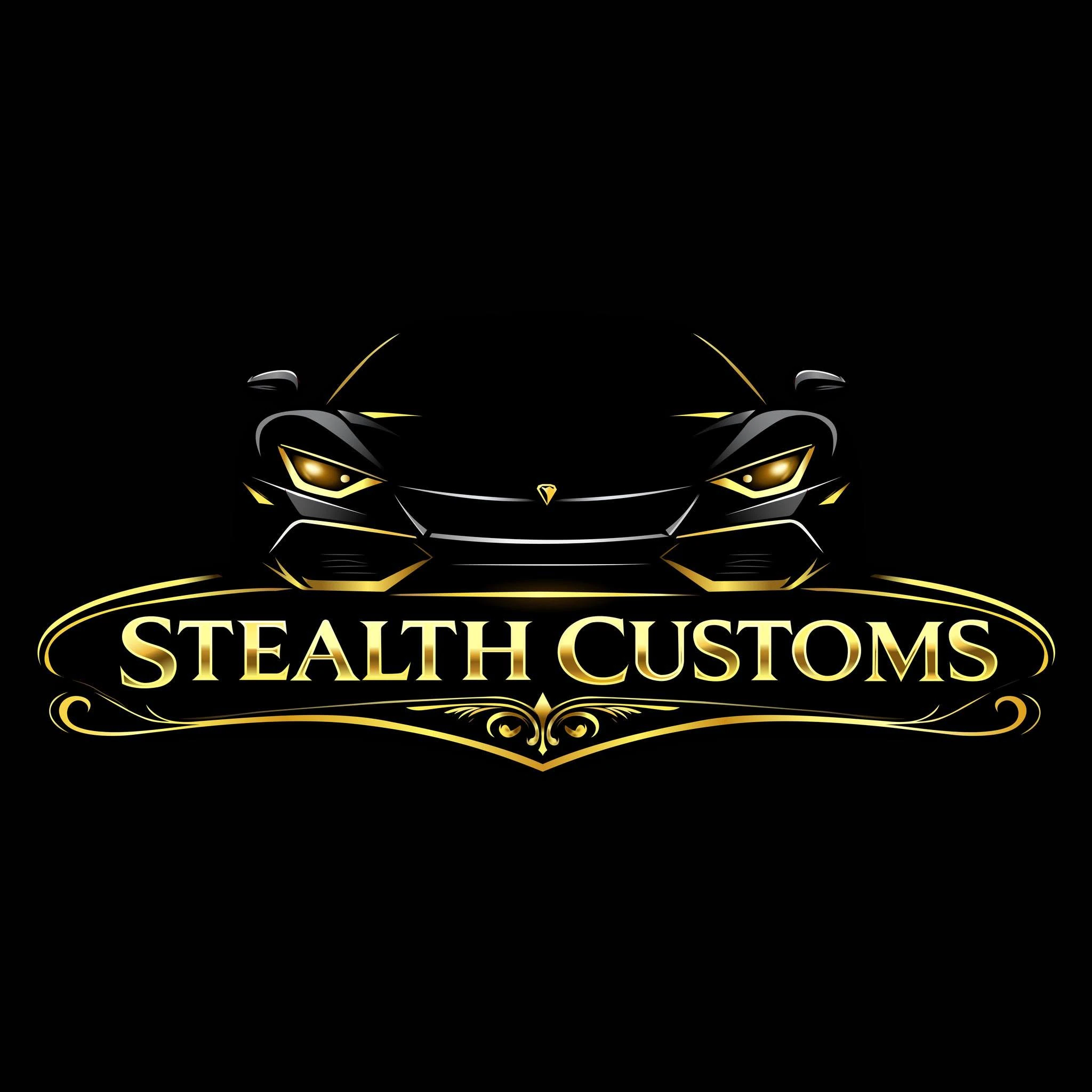 Stealth Customs logo — detailing & protection in Edmonton, Alberta