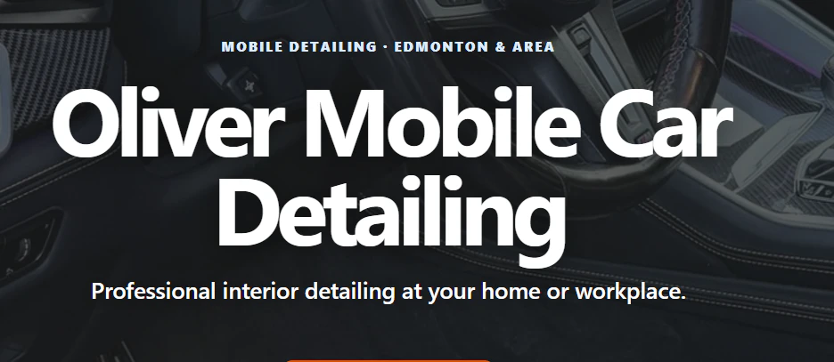 Oliver Mobile Car Detailing — detailing & protection in Edmonton, Alberta