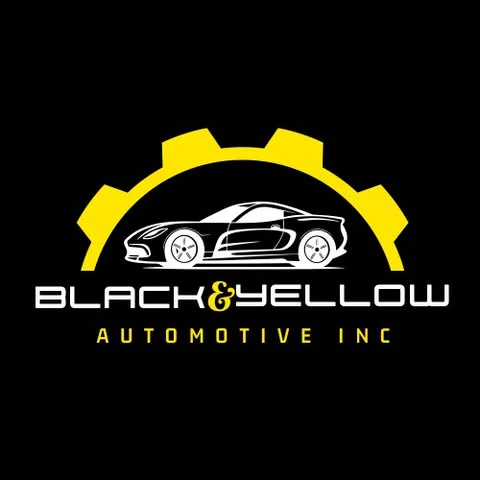 Black & Yellow Automotive Inc logo — tires & wheels in Edmonton, Alberta