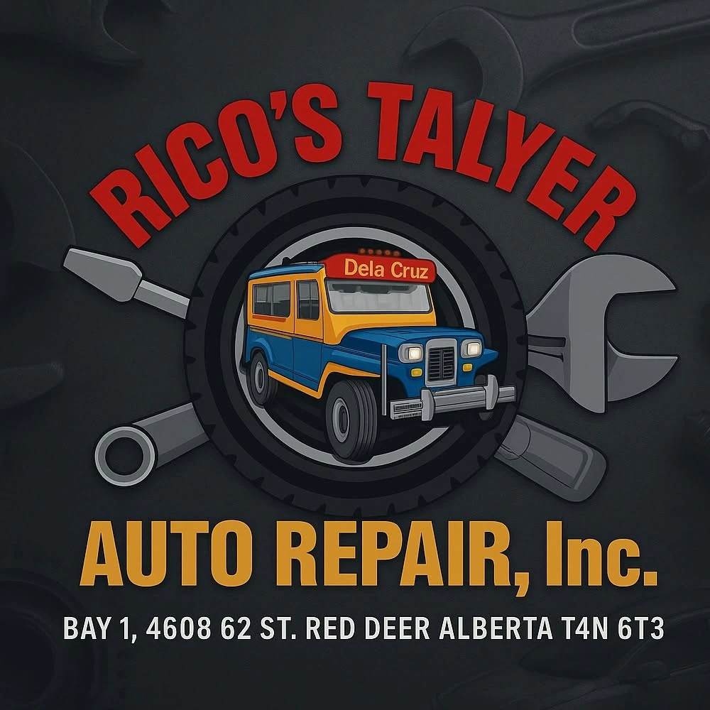 RICO'S TALYER AUTO REPAIR logo — general repair & maintenance in Red Deer, Alberta
