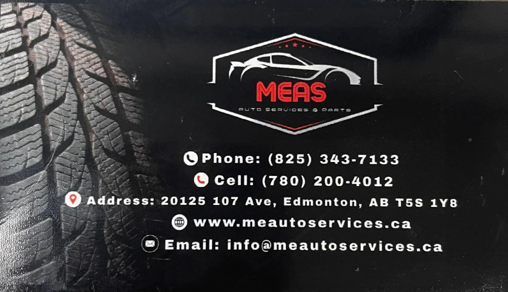Meas Auto Services — tires & wheels in Edmonton, Alberta