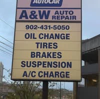A&W Auto Repair logo — general repair & maintenance in Halifax, Nova Scotia