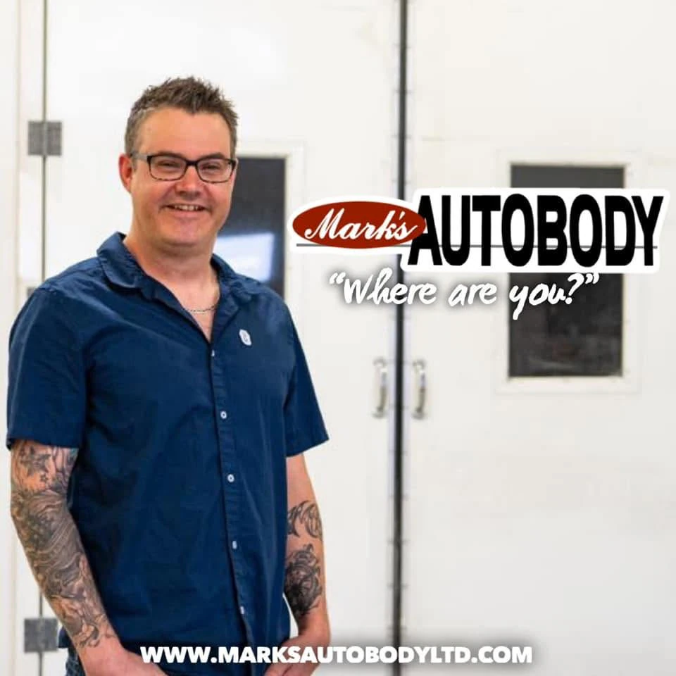 Mark's Autobody logo — body & paint in Saskatoon, Saskatchewan