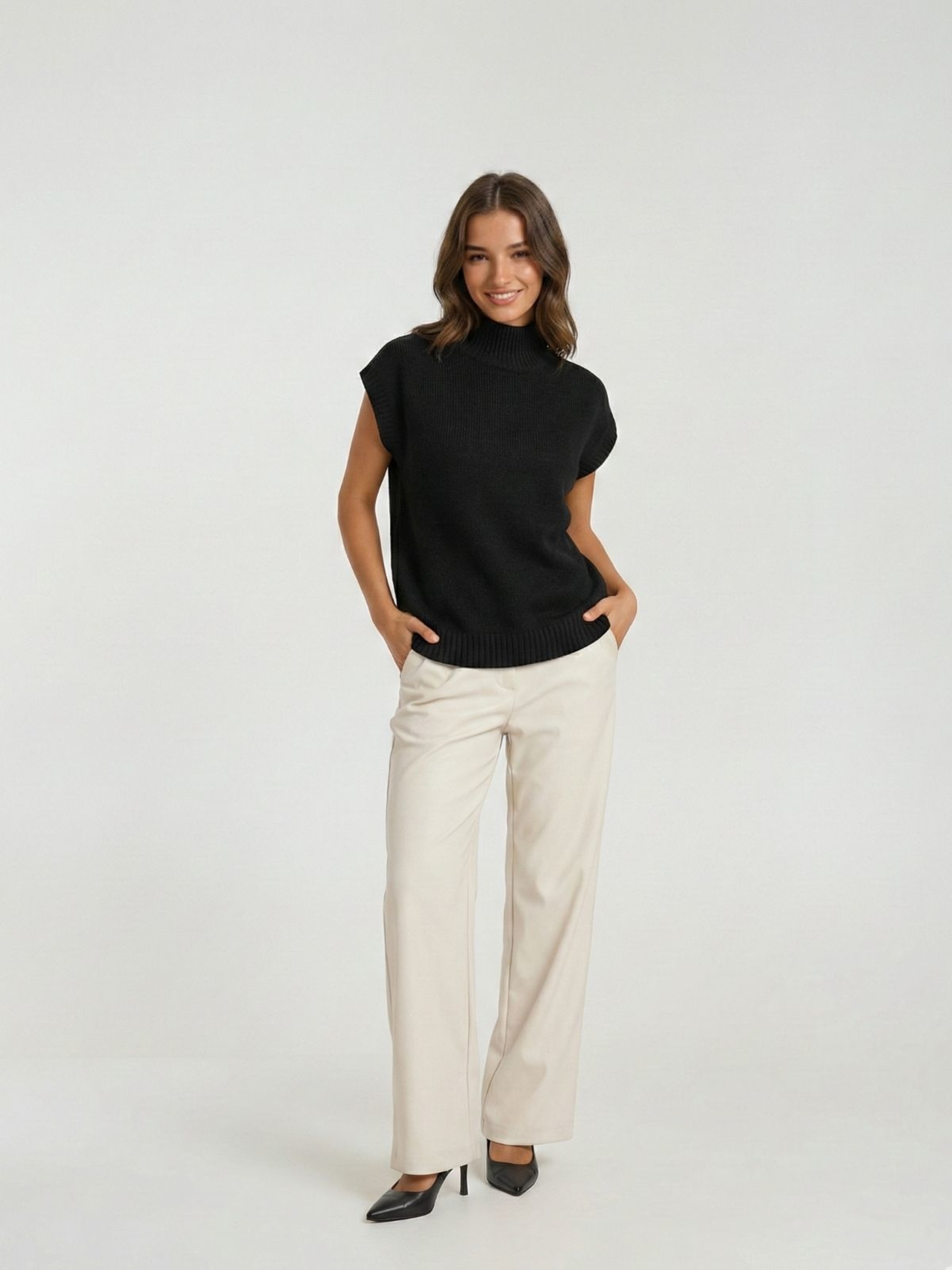 Chaleco Arcilla - Negro