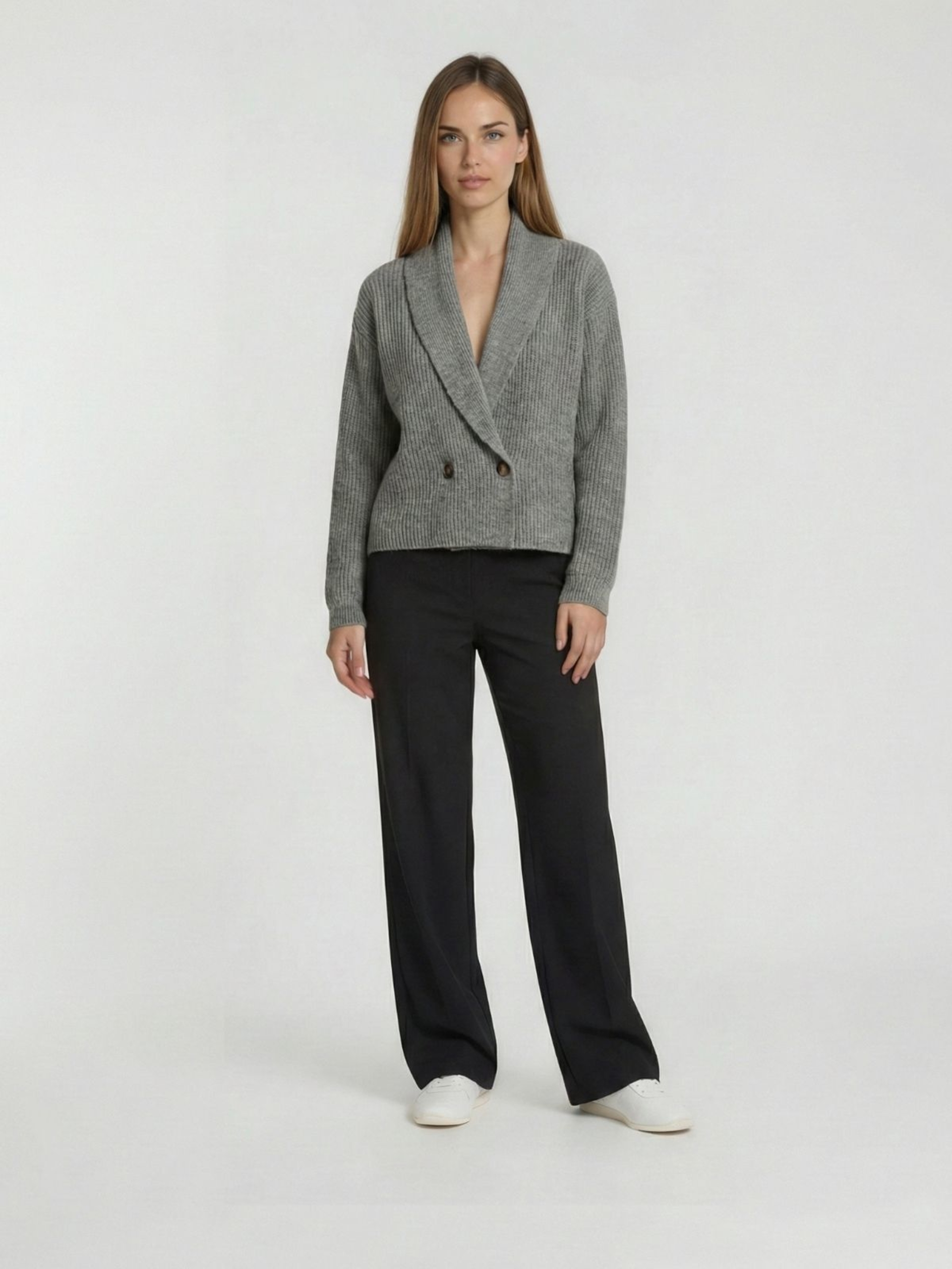 Cárdigan Basalto - Gris