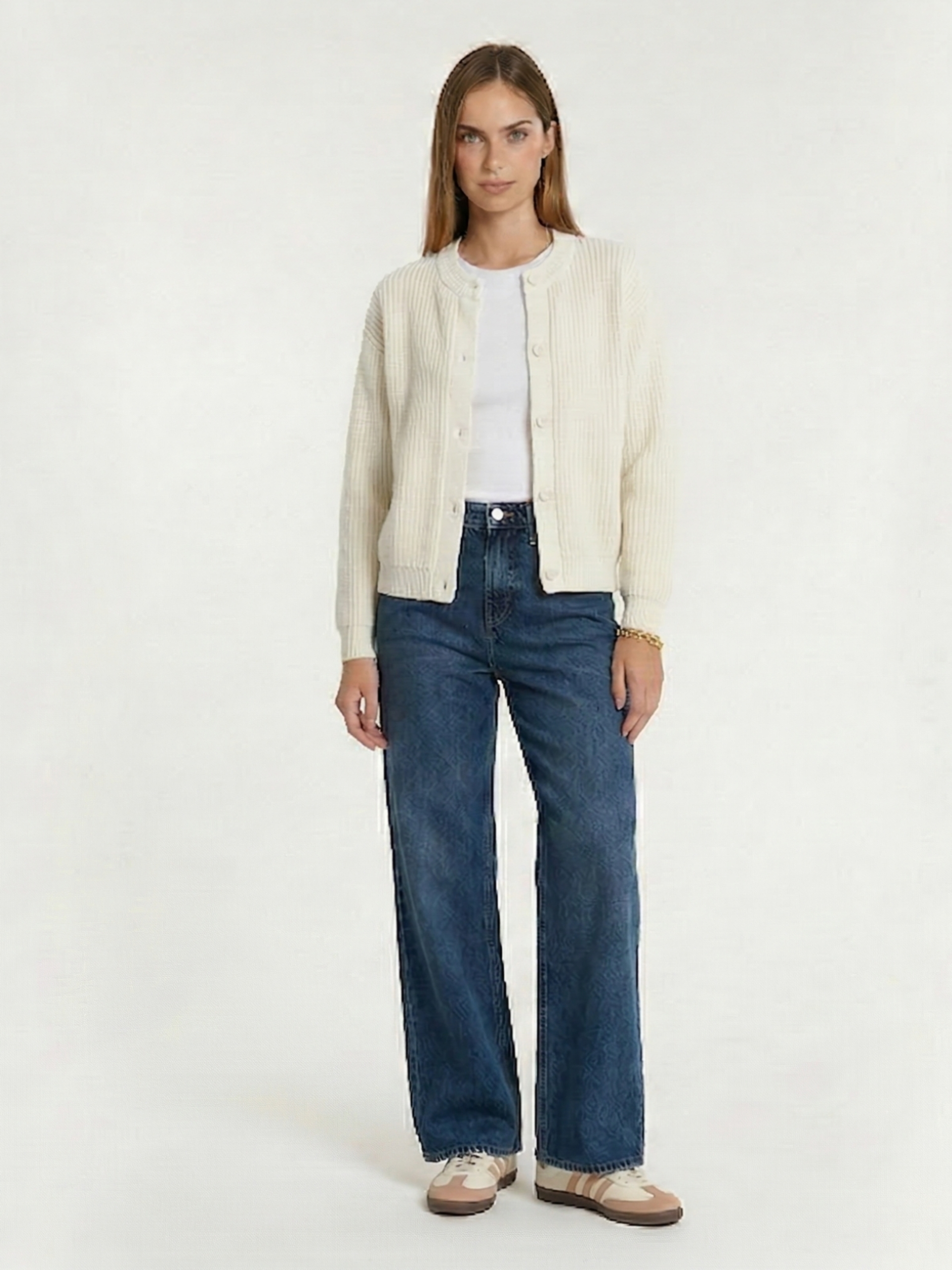 Cárdigan Sol de Lluvia - Marfil