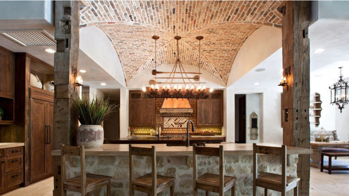 Brick ceiling