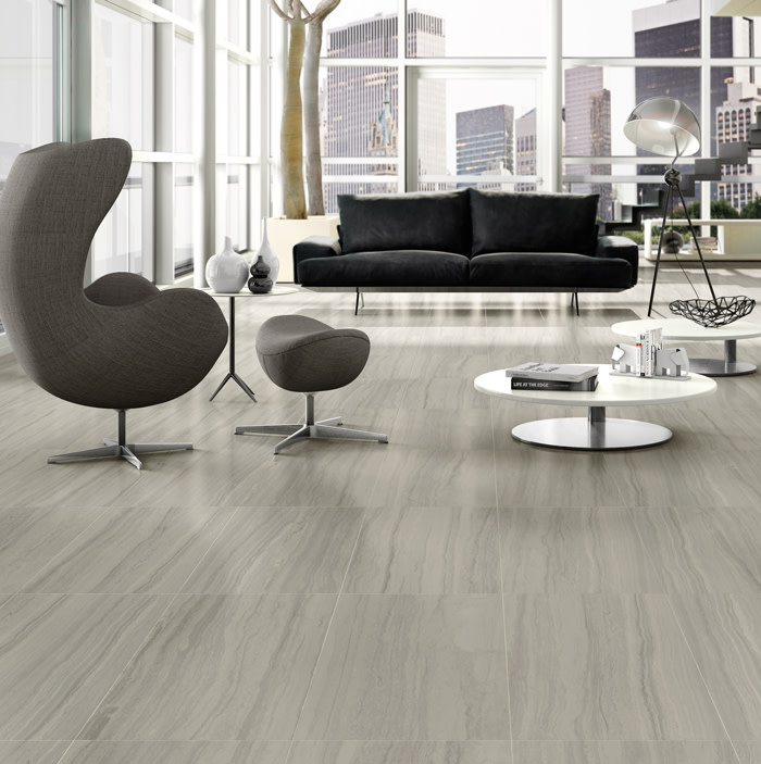 Highland Greige 18x36 porcelain