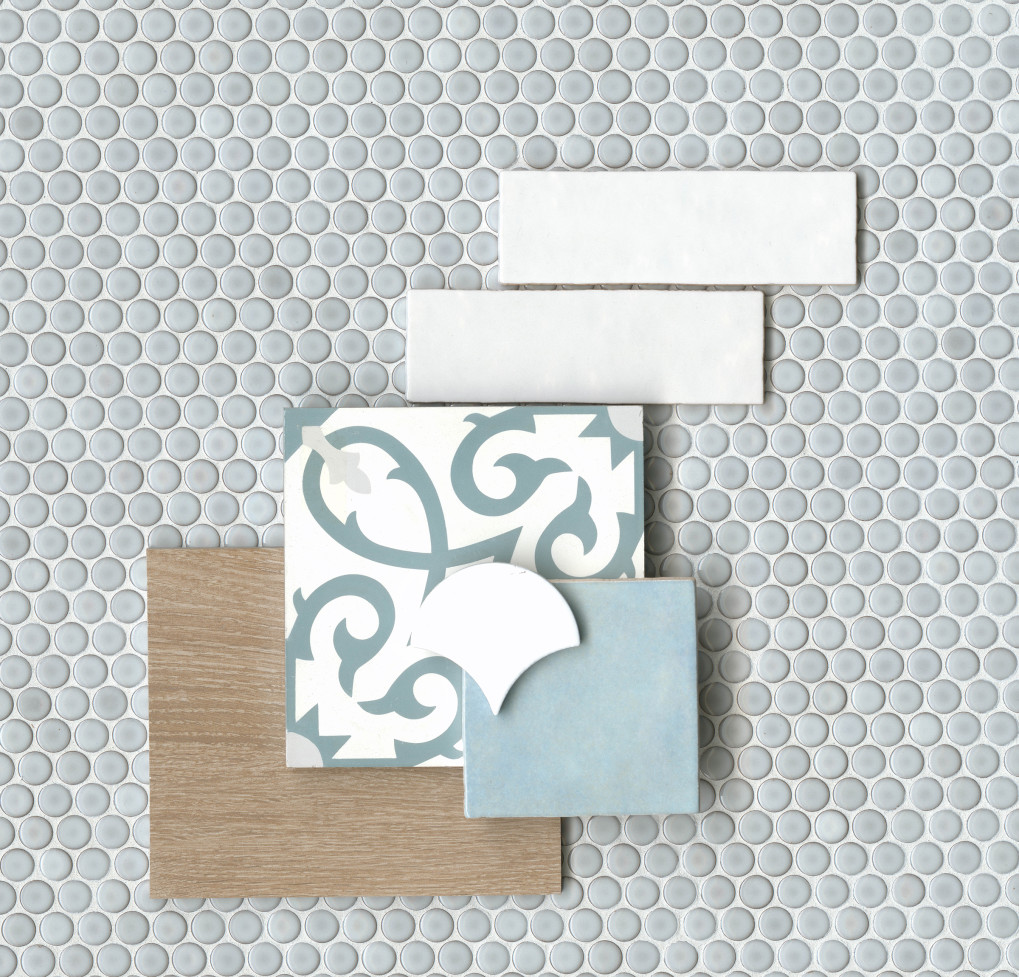 Bedrosians Tile & Stone - Cloe 2.5 x 8 Wall Tile - Baby Blue