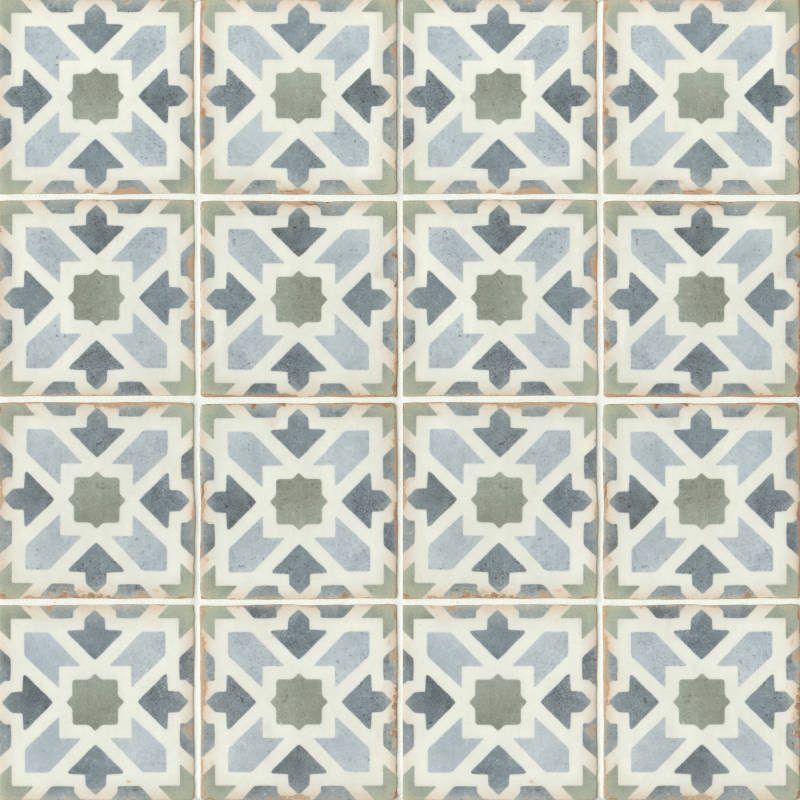 Kenzi ceramic tile in matte finish, 5x5 square size, made of ceramic material