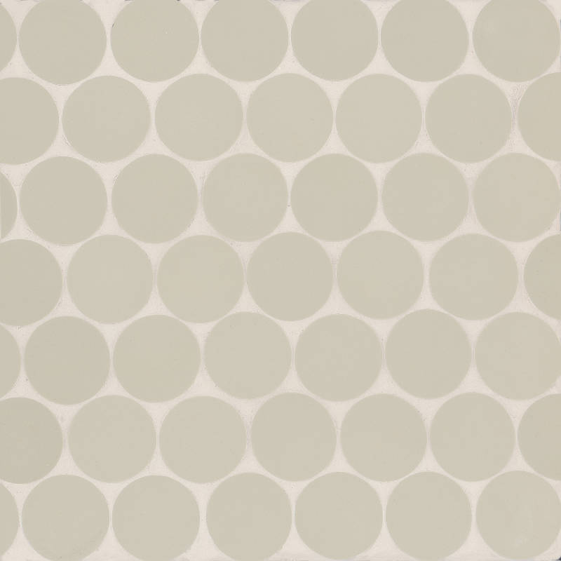 Makoto Kumo Grey 10x10, Matte, Mosaic Ceramic Tile